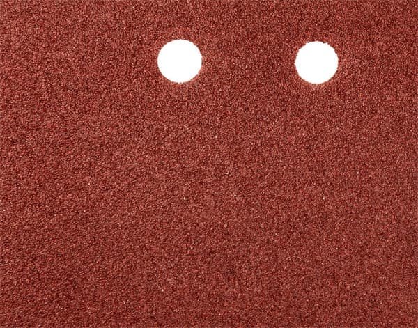 Velcro sandpapir 115 x 230 mm, K80, 5 stk., med huller