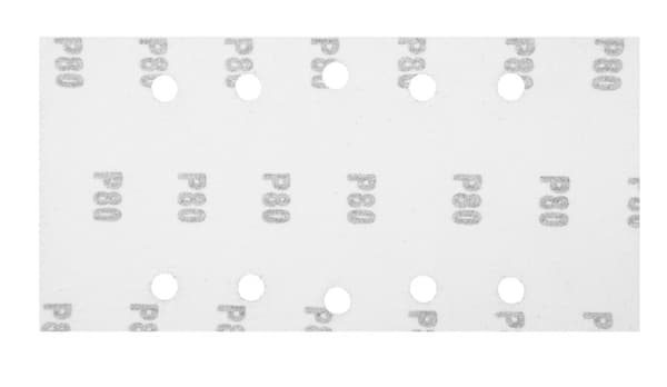 Velcro sandpapir 115 x 230 mm, K80, 5 stk., med huller