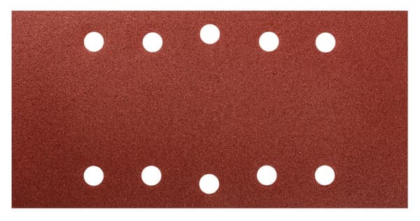 Kardborresandpapper 115 x 230 mm, K120, 5 st, med hål
