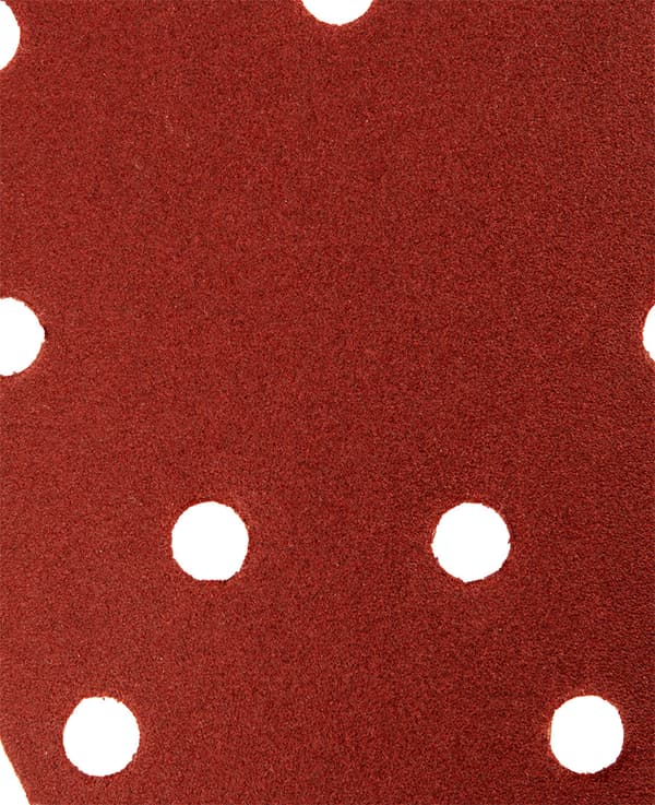 Kardborresandpappersdelta 140 x 140 x 80 mm, K180, 5 st, med hål