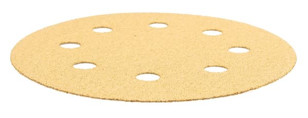 Kardborresandpapper 180 mm, K80, 5 st, med 8 hål för slipmaskin 59G263
