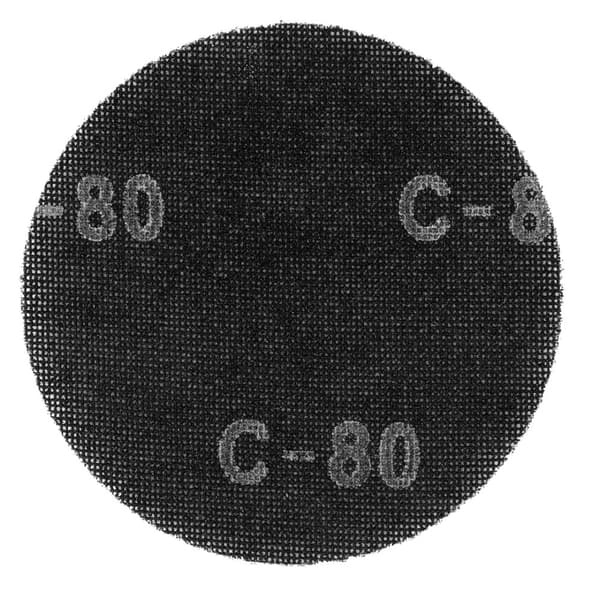 Kardborre gips slipnät 180 mm, K80, 5 st för slipmaskin 59G263