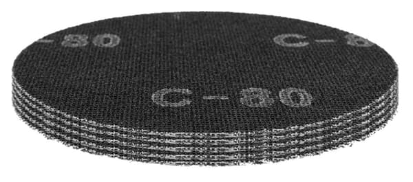 Kardborre gips slipnät 180 mm, K80, 5 st för slipmaskin 59G263