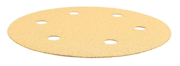 Kardborresandpapper 225 mm, K80, 5 st, med 6 hål för slipmaskin 59G264, 59G265