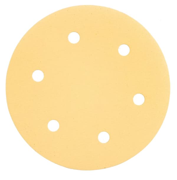 Kardborresandpapper 225 mm, K180, 5 st, med 6 hål för slipmaskin 59G264, 59G265