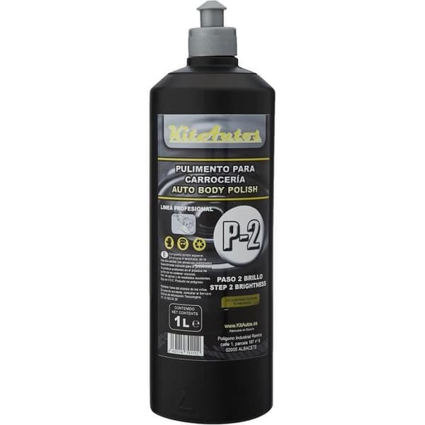 KITAUTOS Polering för kaross 1 kg av skärning + 1 kg av glans + polishsvampar 150 mm