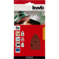 Miniatyrbild 2 av 3: kwb 493418 Deltaslippapper Kornighet 180 (L x B) 175 mm x 107 mm 5 st