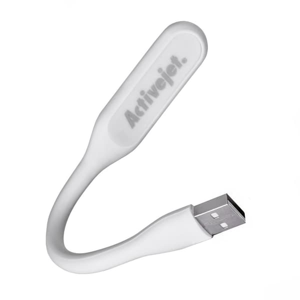 Activejet USB LED computerlampe Hvid