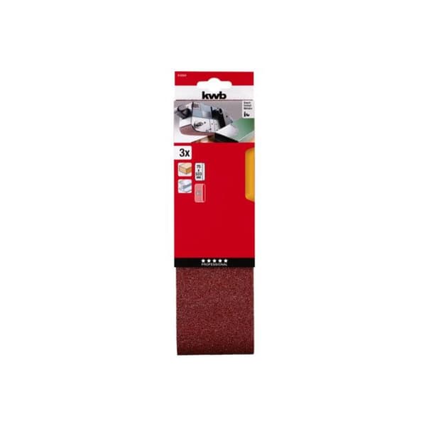Slipband - 76 x 533 mm - 3 stycken - Korn 40
