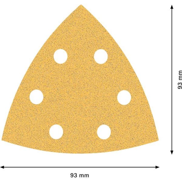 Slipande ark - BOSCH - Expert C470 - 50 ark - G 80 - 93x93mm