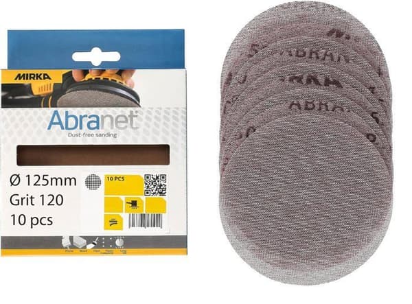 Slipande ark - sandpapper - slippad - Mirka sliptriangel - AE232F1012
