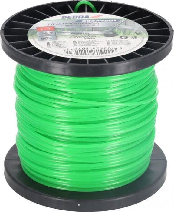 Dedra - 80Z24901 - Rund klipptråd 2,4 mm x 90 m, rulle