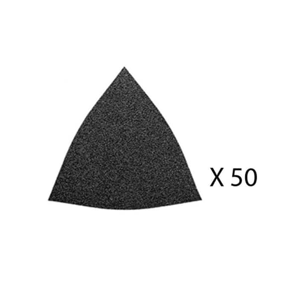 Trianglar Slipande - FEIN - Set av 50 - Korn 220 - VELCRO Fäste