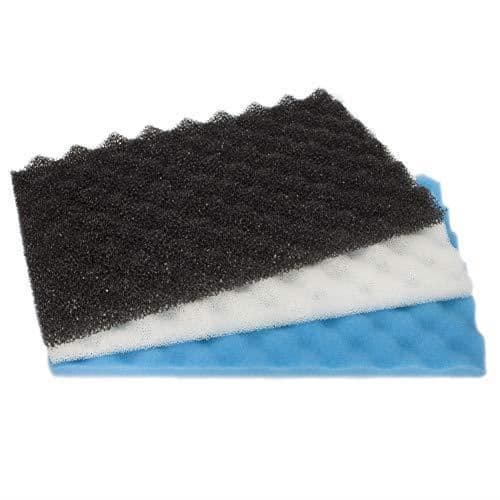 LTWHOME 43 x 28 cm Ersättningsfilterskum Lämplig för tjocka, medelstora och fina små dammfilter (pack 1 set)