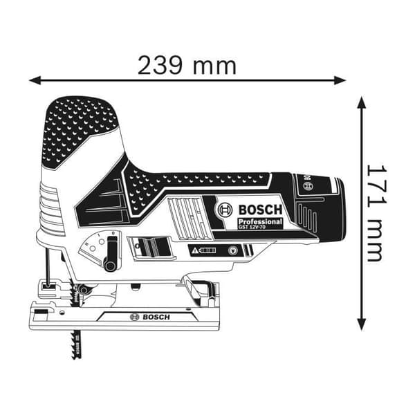 12V GST 12V-70 Professionell sticksåg (utan batteri och laddare) - BOSCH - 06015A1002