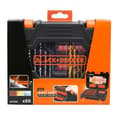 Miniatyrbillede 3 af 3: BLACK & DECKER Box 50 tilbehør boremaskine skrue A7232