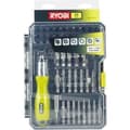 Miniatyrbillede 1 af 2: RYOBI - 59-delt skrue- og boltetilbehørssæt PH / PZ / SL / HEX / TX med skraldeskruetrækker - RAK59SD