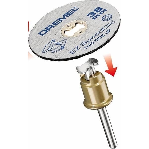 DREMEL SC406 Starter Kit - EZ SpeedClic Adapter og 2 Metal Skæreskiver Ø 38 mm