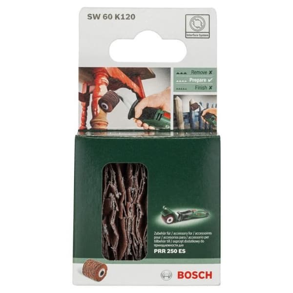 Bosch slibecylinder - (Korn 120, Rullebredde 60 mm, Fleksibel, Tilbehør til Texoro)