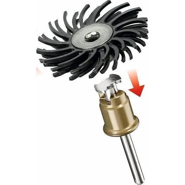 DREMEL S471 Præcisionsslibebørste - Diameter 25 mm - Korn 36 - Til slibning og polering