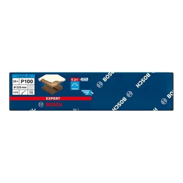 Skiva - BOSCH PROFESSIONAL - C470 - 225 mm - 19 hål - Granulometri G 100