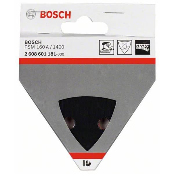 Slipskiva - Bosch - PSM 160 AE - 100 mm - Professionellt tillbehör - Grå