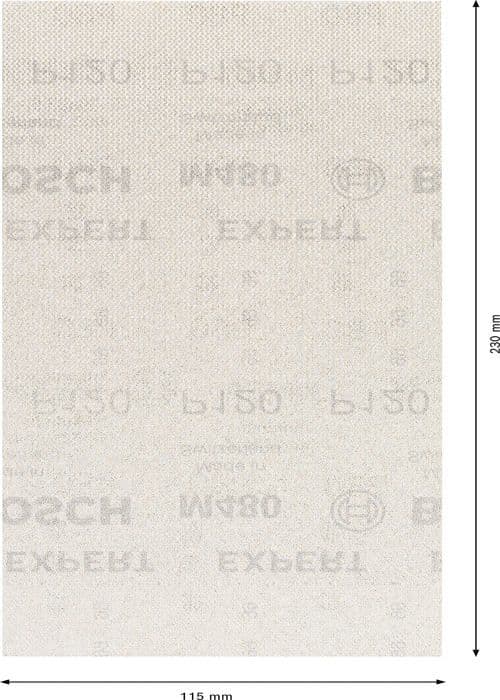 Slipande ark - sandpapper - slipkuddar - slipande triangel Bosch tillbehör - 2608900772