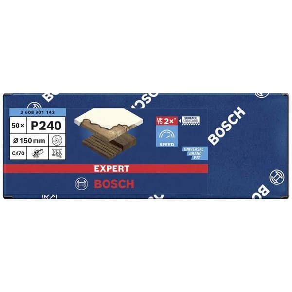 Slipande ark - sandpapper - slipdyna - slipande triangel Bosch tillbehör - 2608901143