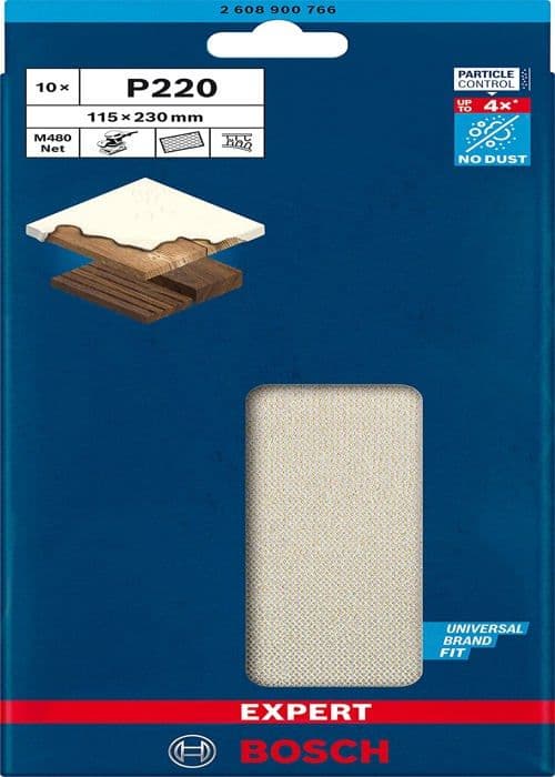 Slipande ark - sandpapper - slipplatta - slipande triangel Bosch tillbehör - 2608900773