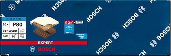 Slippapper - slippade - slipplatta - sliptriangel Bosch tillbehör - 2608900937