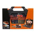 Miniatyrbild 3 av 4: BLACK+DECKER A7231-XJ Borr- och skruvsats - 76 tillbehör: Borrar, hylsor, bits