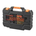 Miniatyrbild 4 av 4: BLACK+DECKER A7231-XJ Borr- och skruvsats - 76 tillbehör: Borrar, hylsor, bits