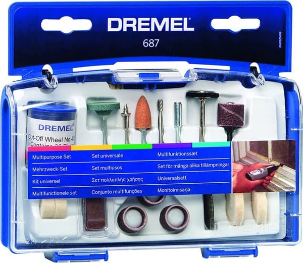 DREMEL universalsæt med 52 dele 687