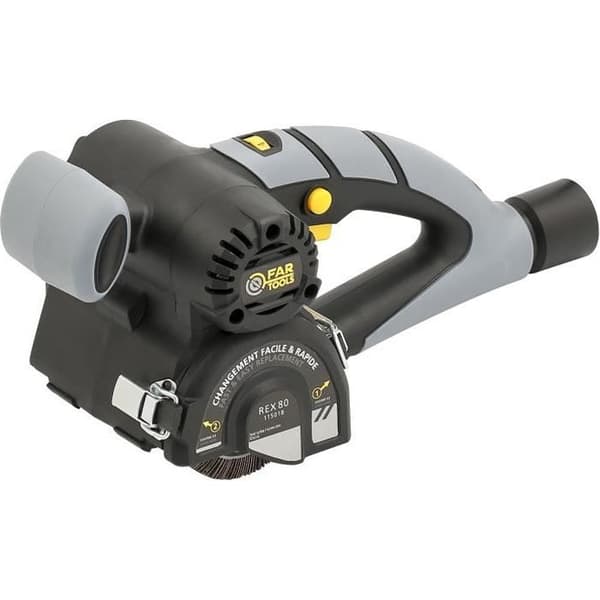 Kompakt renoveringsmaskine 420W slibebørste med lamel Ø80 mm