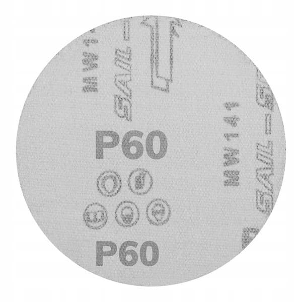 Sandpapper för 125 mm skiva 10 st blandskivor