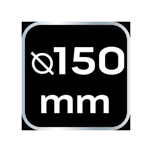Poleringskudde 150 x 150 mm x 25 mm, medelgrov svamp