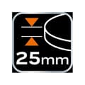 Miniatyrbild 6 av 6: Poleringskudde 150 x 150 mm x 25 mm, medelgrov svamp