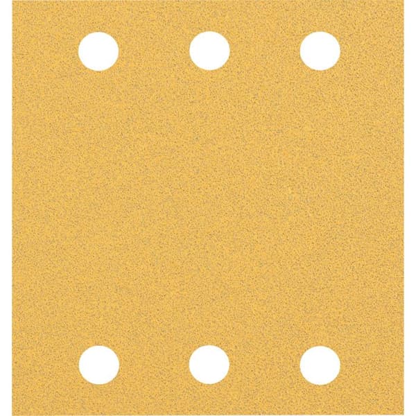 Slipande papper - BOSCH - C470 - 115x107mm - G80 - Fastsättning med självhäftande tejp