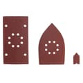 Miniatyrbillede 2 af 2: RYOBI - Assorteret sæt med 30 slibemidler til EMS180RV / RMS180 / RMS170 slibemaskiner (10 x 1/3 ark + 10 trekanter + 10 fingre) - SMS30A