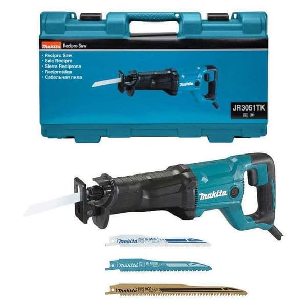 Sabelsåg - MAKITA - JR3051TK - 1200W - Soft Grip-handtag - Verktygsfritt bladbyte