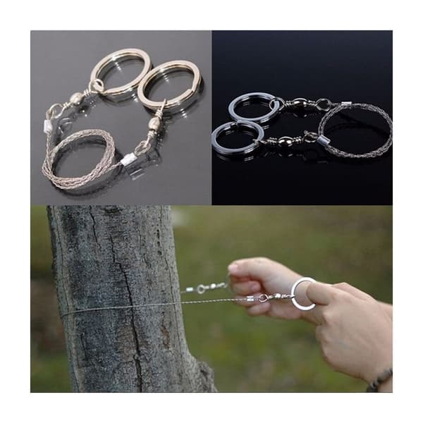 Mini överlevnadssåg - Ej specificerad - 65 cm - Stål - 2 ringar - Lätt och flexibel