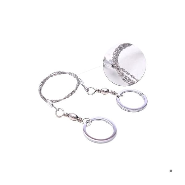 Mini överlevnadssåg - Ej specificerad - 65 cm - Stål - 2 ringar - Lätt och flexibel