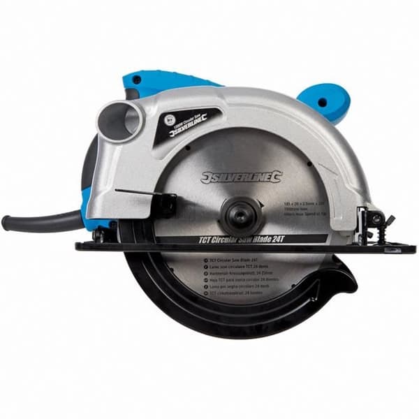 Silverline 185mm 1200W elektrisk cirkelsåg