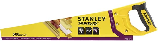 STANLEY SHARPCUT SAW 11/1" 500mm