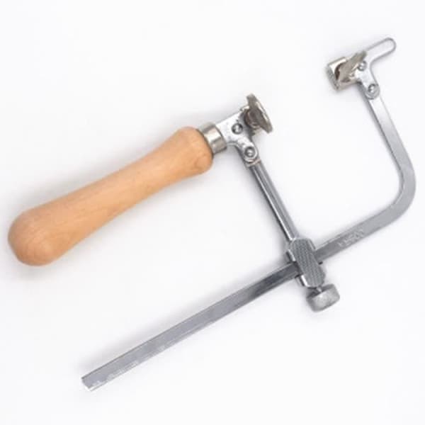 Handsåg - SODIAL - Justerbar träbåge - Smyckeshandtag - Sågram