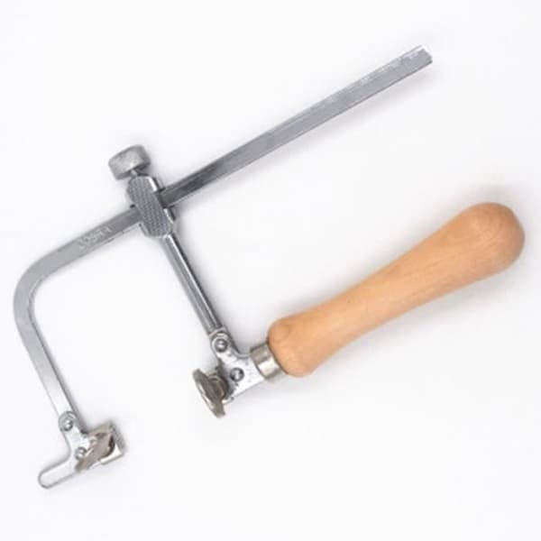 Handsåg - SODIAL - Justerbar träbåge - Smyckeshandtag - Sågram