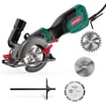Miniatyrbild 1 av 4: HYCHIKA Cirkelsåg CS-115C 750W, 3500 RPM, maximalt skärdjup 48mm (90°) och 32mm (45°)