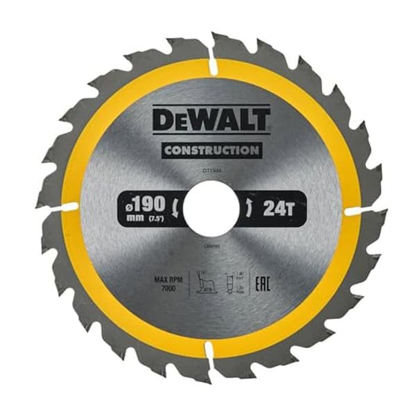 DeWALT cirkelsågblad, 190-30 mm, 24 tänder - DT1944-QZ