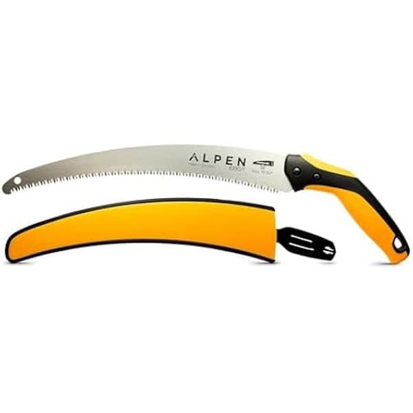 Grensåg - Alpen - Bernina 6350 - Böjd blad 330 mm - Härdade tänder - Bälteklämma