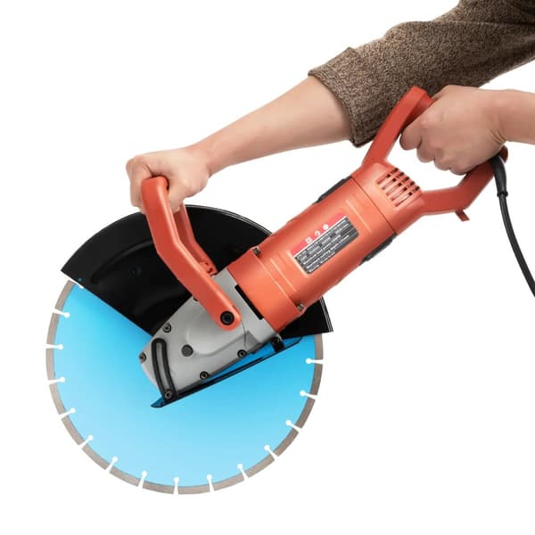 Betongsåg, 3000W effekt, 35 cm bladdiameter,Orange svartblå